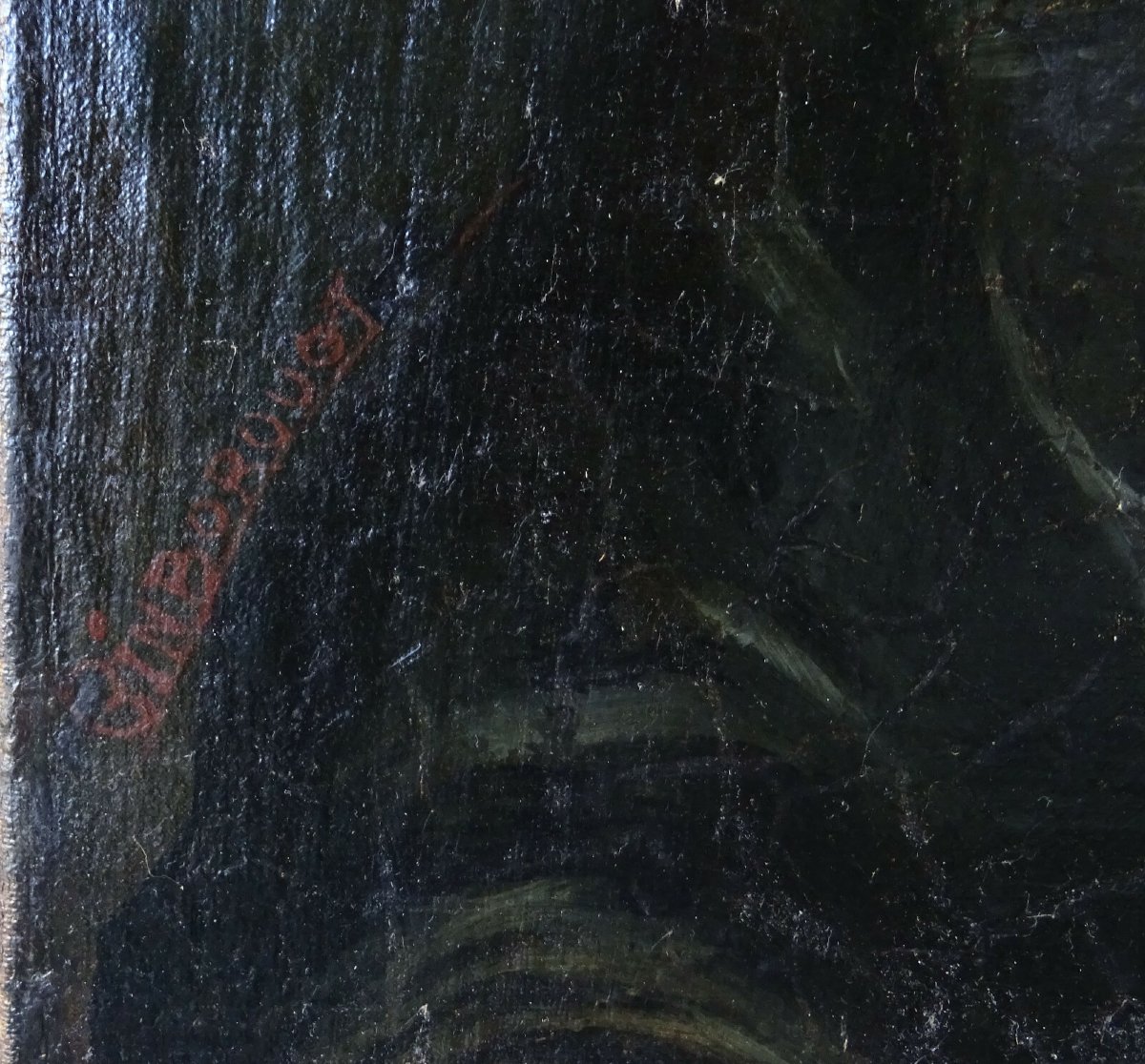 Portrait Of A Woman, English School, 18th Century, Oil On Canvas-photo-5