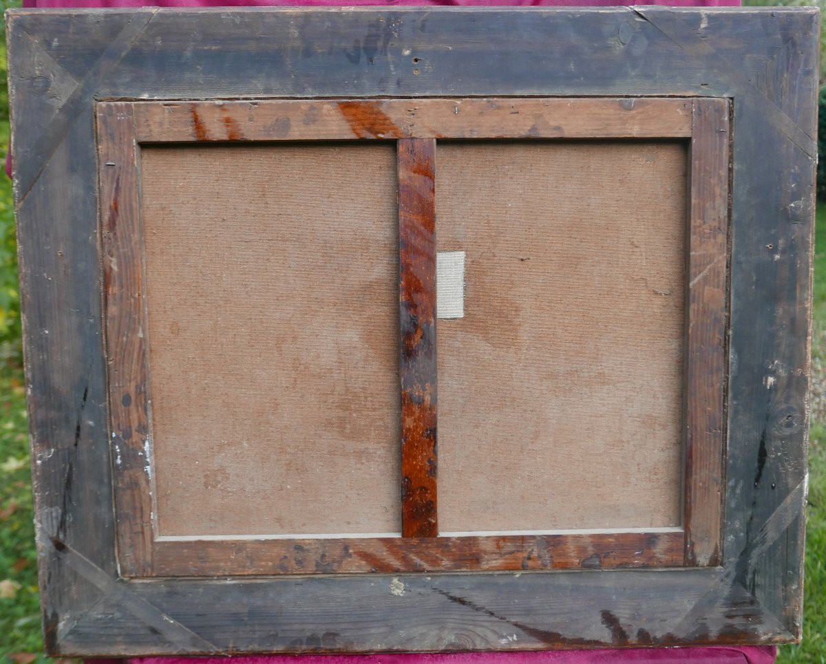 Fanelli Tableau Paysage Marine Italie Huile/Toile fin XIXème siècle Signé-photo-7