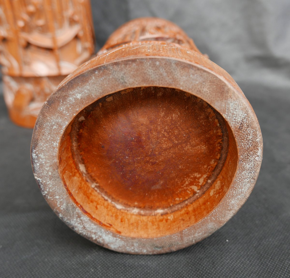 Brush Pots, Guangxu Period, China, 19th Century, Bamboo-photo-4