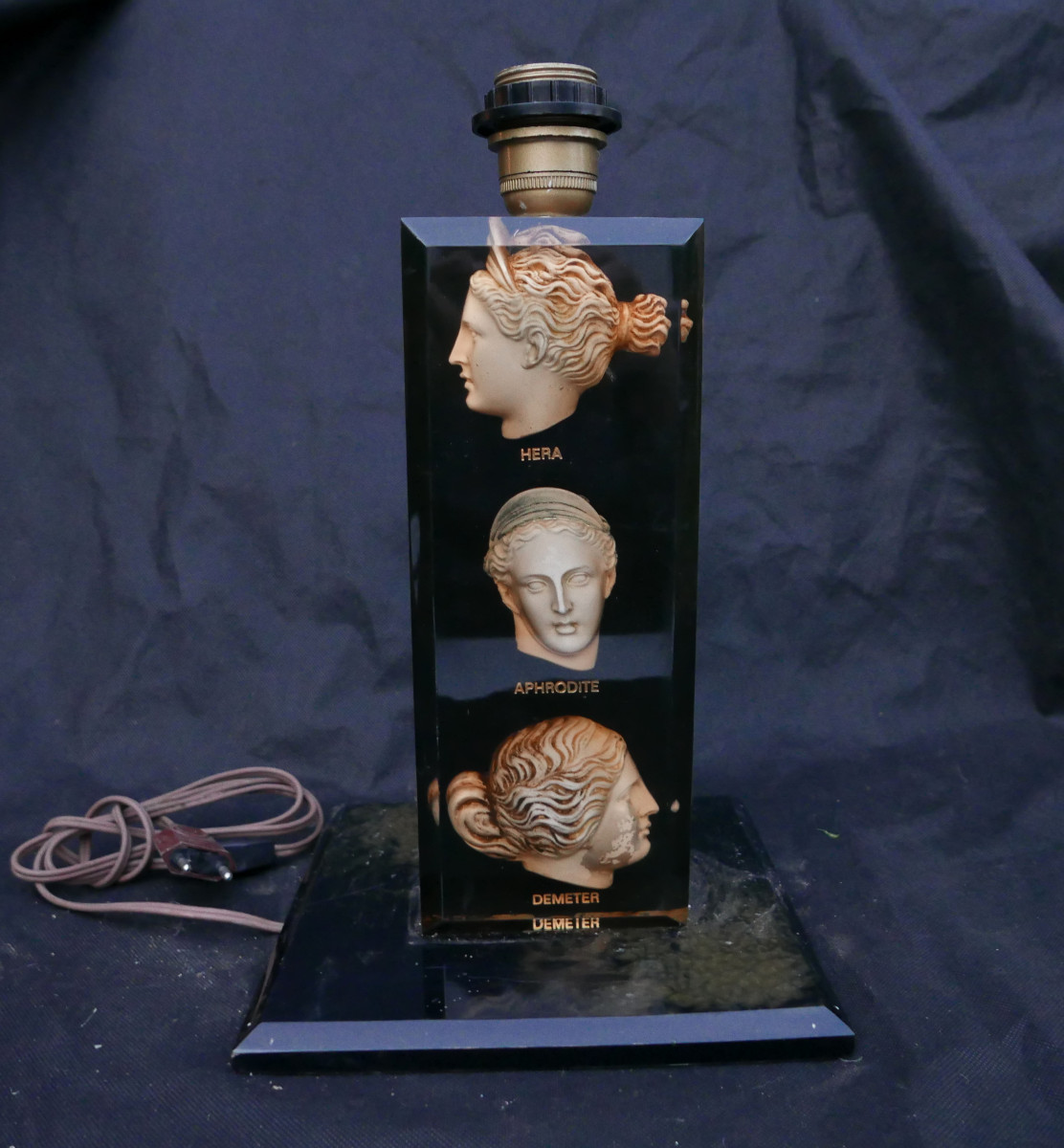 Pierre Giraudon Pied de Lampe à l'Antique Grecque XXème siècle