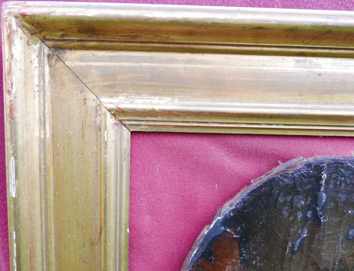 Portrait Of Jesus Christ, French School, 17th Century, Oil On Canvas-photo-2