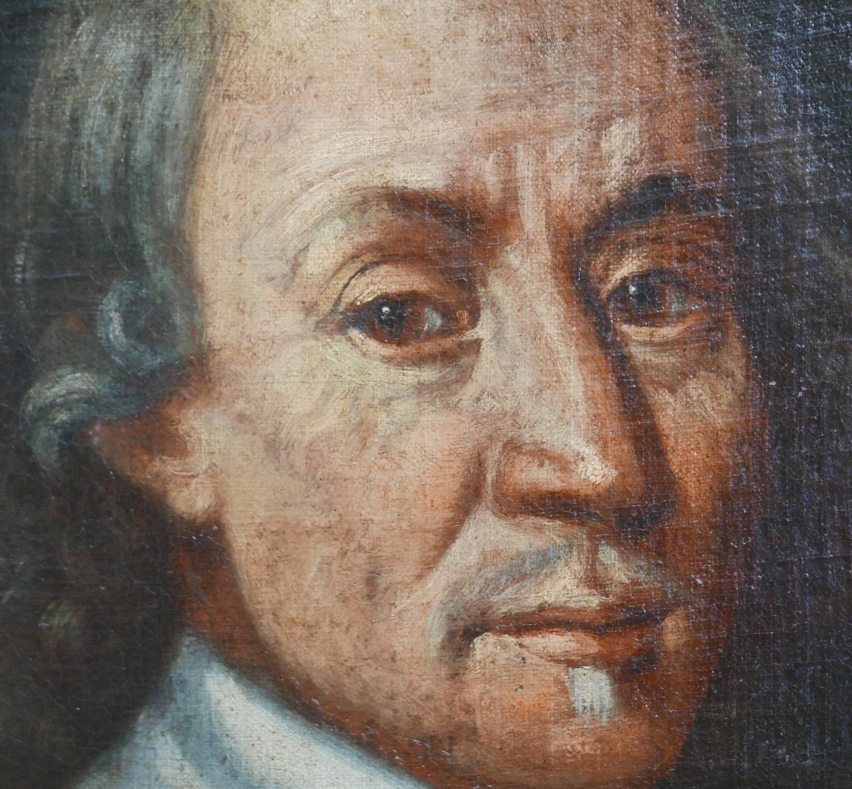 Portrait Of A Man, Presumed To Be By Joost Van Den Vondel, 17th Century, Oil On Canvas-photo-1