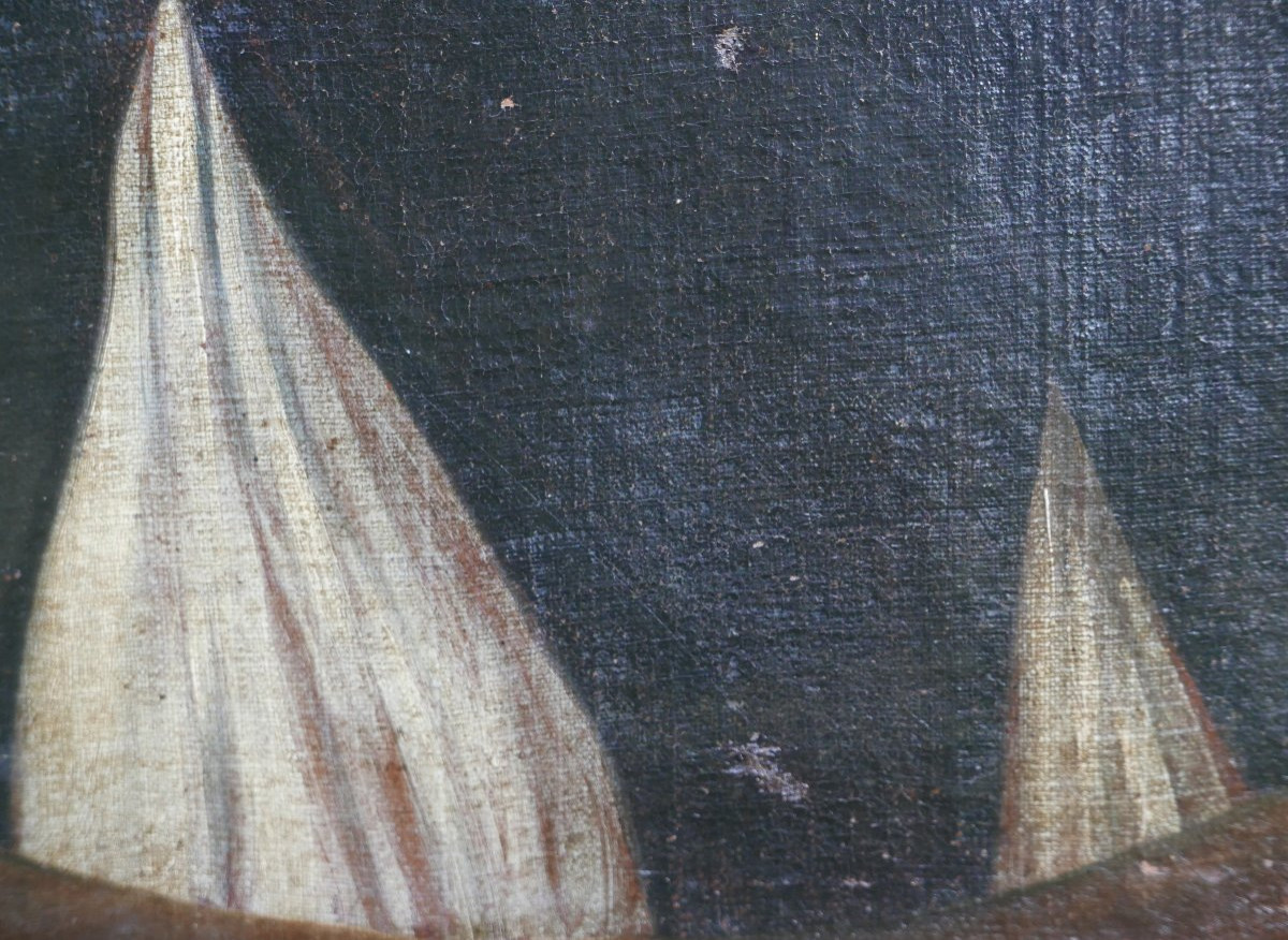 Portrait Of A Man, Presumed To Be By Joost Van Den Vondel, 17th Century, Oil On Canvas-photo-3