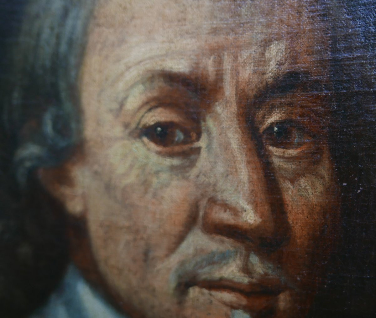 Portrait Of A Man, Presumed To Be By Joost Van Den Vondel, 17th Century, Oil On Canvas-photo-5