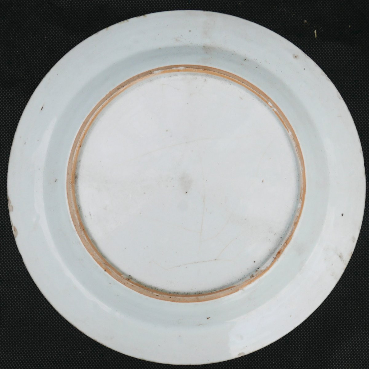 East India Company Famille Rose Porcelain Plate, 18th Century-photo-4