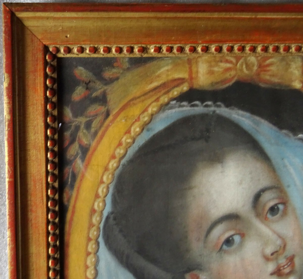 Pastel Portrait Of A Woman, Louis XVI Period, 18th Century-photo-5