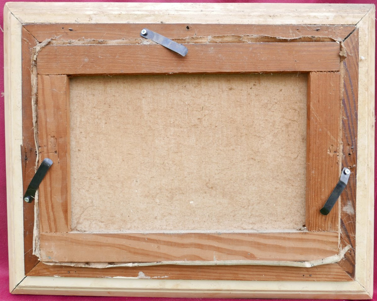 Dew Marine, View Of The Port With Sailing Ships, Le Havre, Oil On Canvas, 20th Century-photo-5