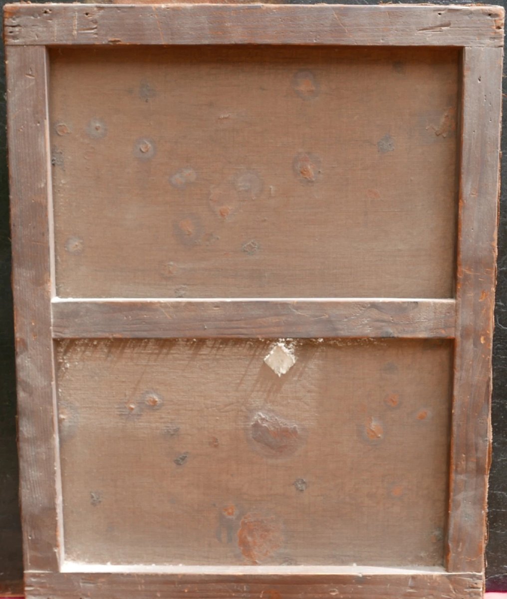 Bayet Painting Landscape Church View Oil On Canvas Late 19th Century Signed-photo-5