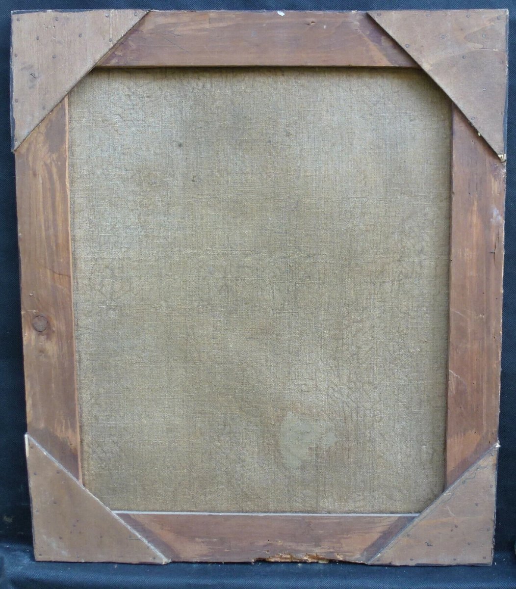 Portrait d'Homme Epoque Ier Empire Huile/Toile du XIXème siècle-photo-4