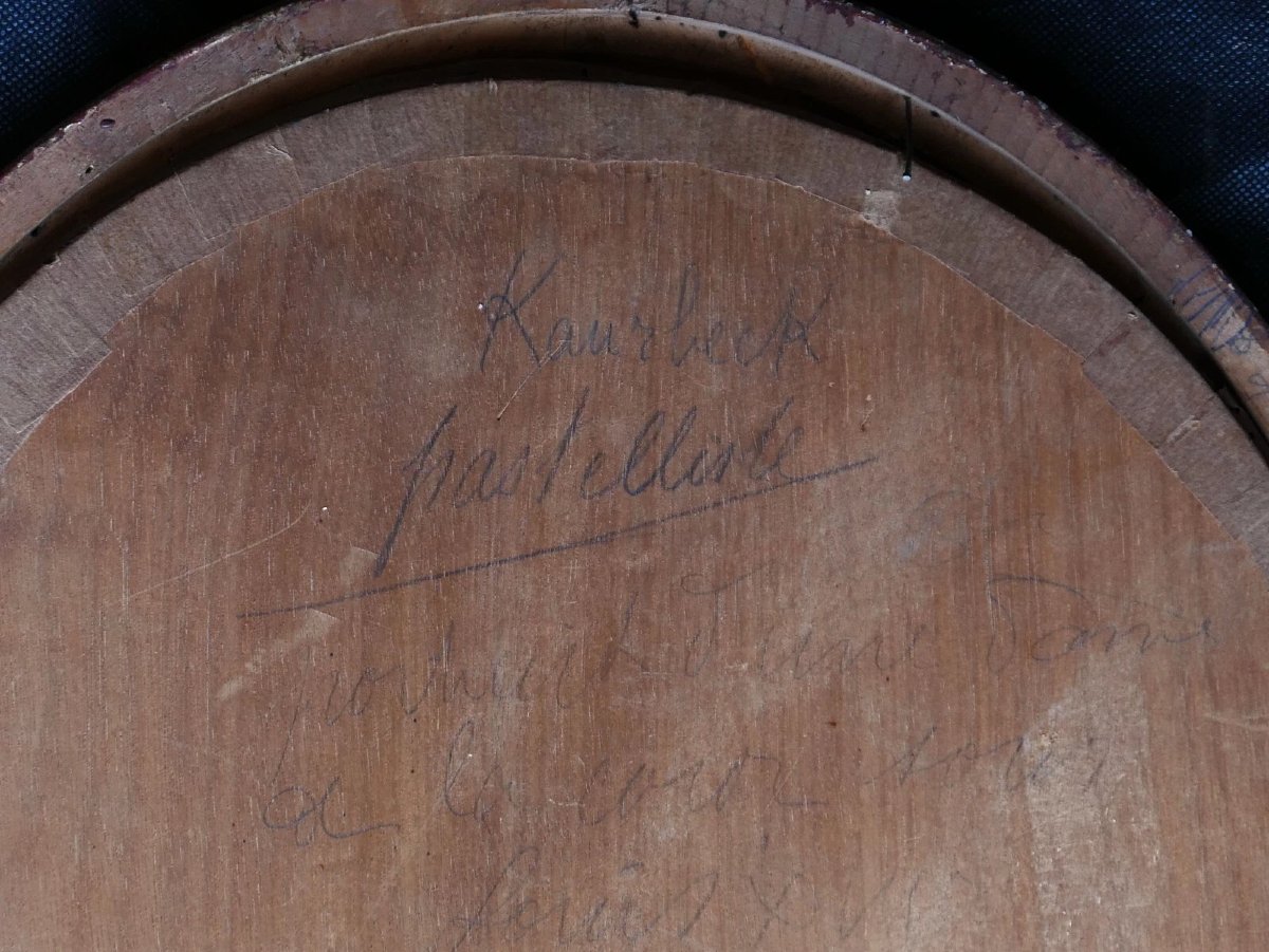 Pastel Portrait d'une Jeune Femme Epoque Louis XVI XVIIIe siècle d'après Drouais-photo-3