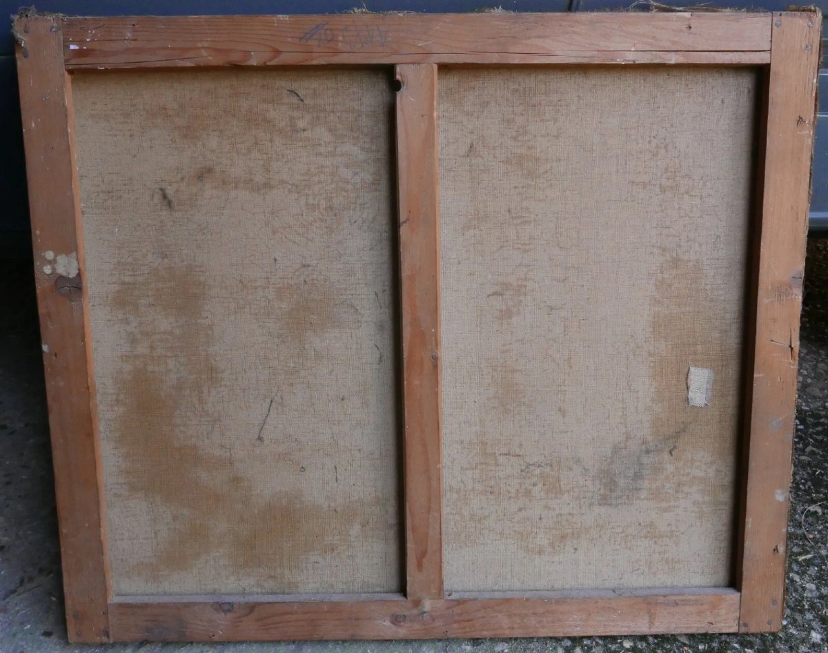 Signed Armand Dary 19th Century Oil On Canvas-photo-4