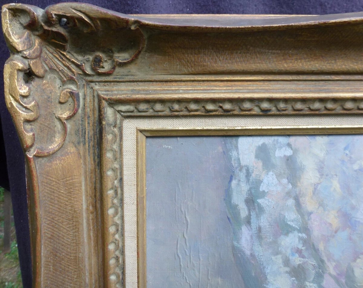 Roberte Chevalier Nude Portrait Of A Woman Oil/canvas 20th Century-photo-3