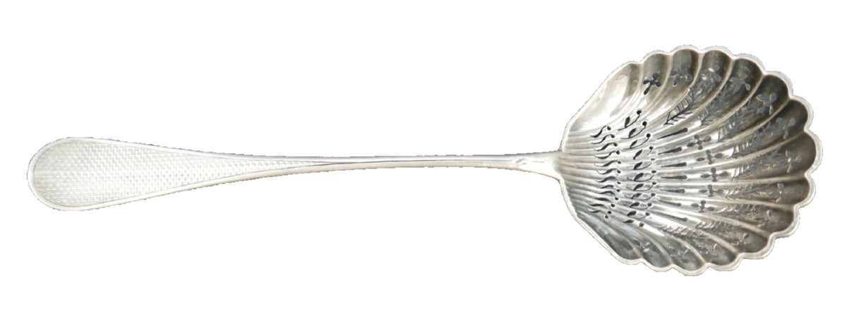 Cuillère Soupoudreuse en Argent Massif Minerve XIXème Siècle