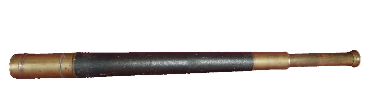Antique Marine Spotting Scope, Signed R & C Avizard, Paris, 19th Century
