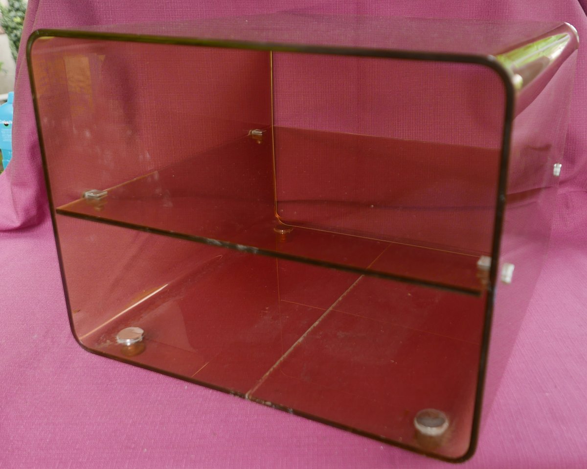 Michel Dumas Designer Coffee Table, Produced By Roche Bobois, Plexiglass, 1970s-photo-2