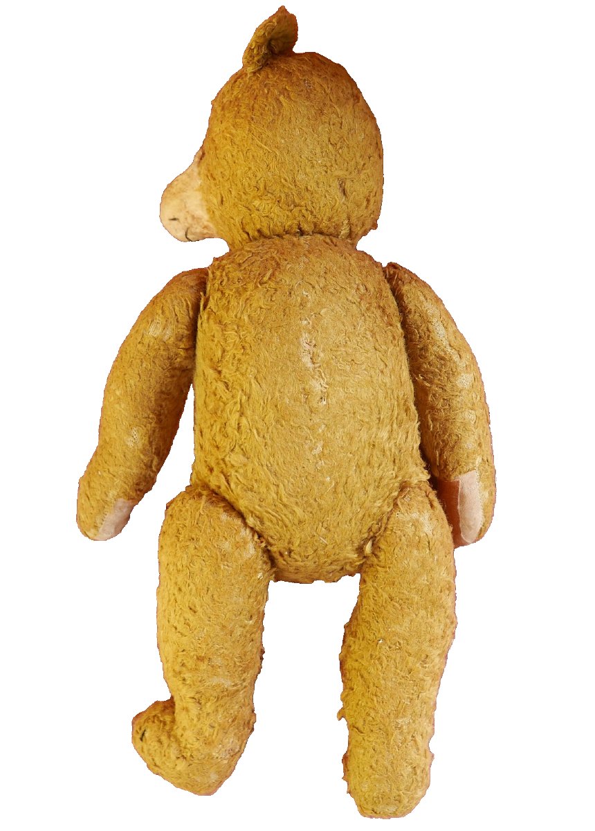 Ancien Ours Pintel Articulé Mohair avec Grogneur Vintage-photo-3