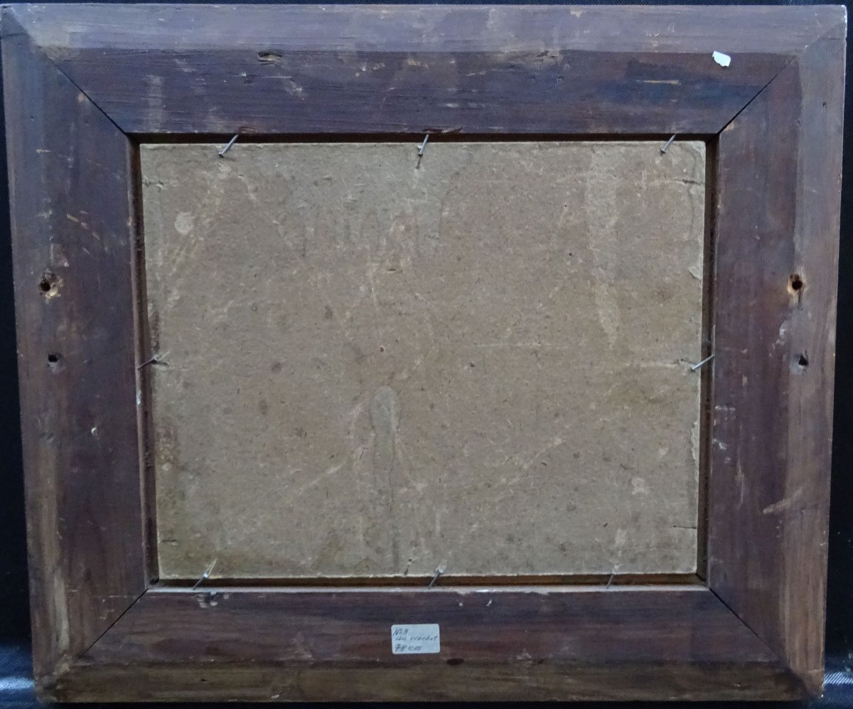 Jf Chomel Rural Genre Scene French School Of The End Of The XIXth Century H / P-photo-4