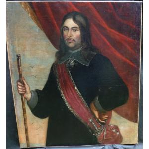 Portrait d'Homme Pierre Le Boucq Ecole Française Du XVIIème Siècle Huile/toile