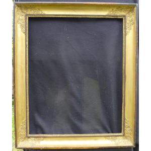 N ° 874 Empire Restoration XIXth Century Frame 77.5 X 62.5 Cm