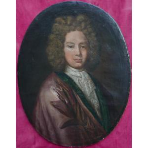 Portrait Of A Man From The Louis XIV Period Oil/canvas Early 18th Century