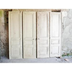 4 Grandes Portes Anciennes d'Intérieur Haussmaniennes du XIXème siècle