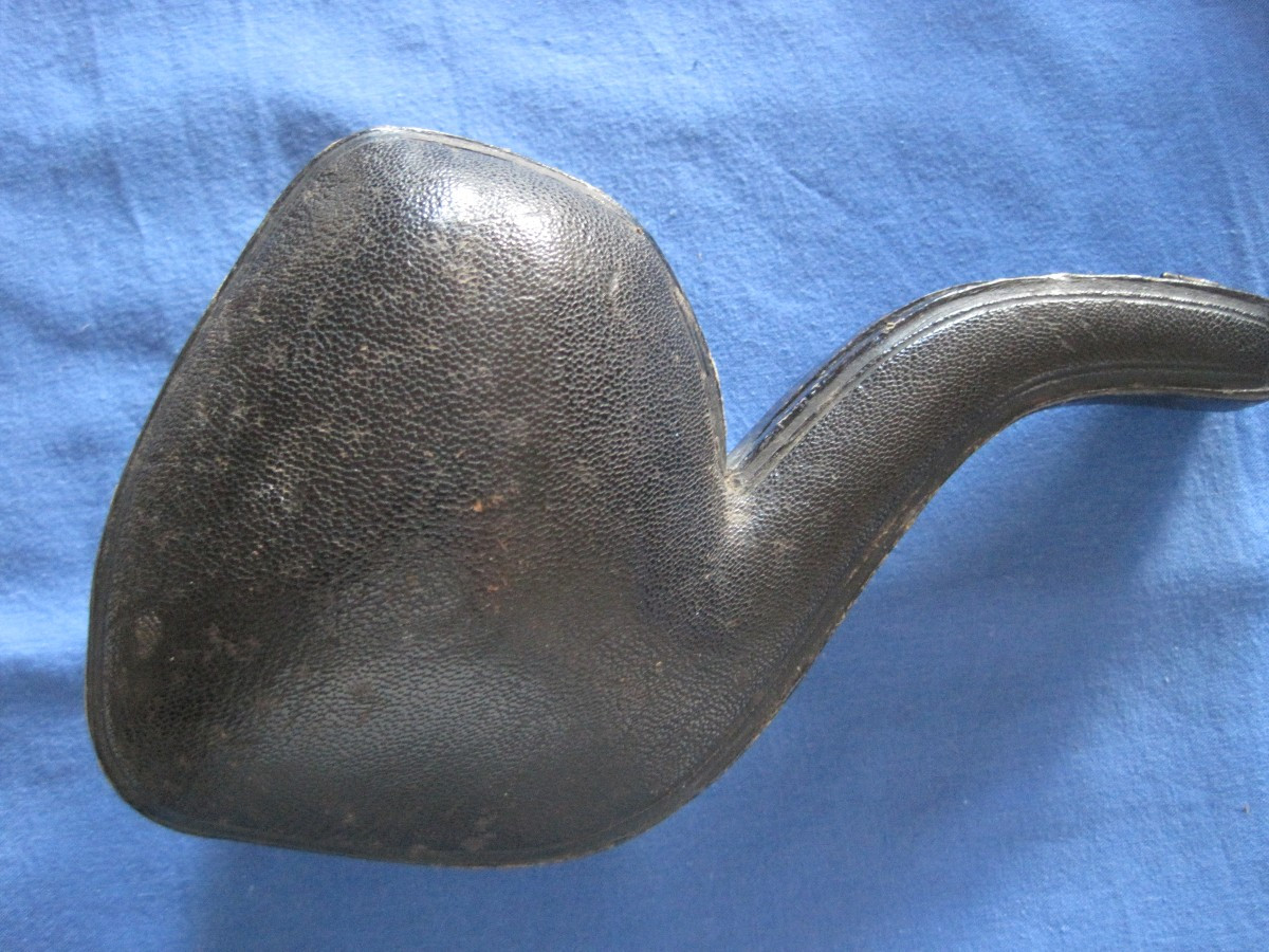 Meerschaum Pipe Representing A Young Girl Holding A Toy, England 1876-photo-4