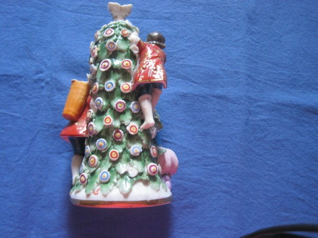 Large Porcelain Perfume Bottle Decorated In Rilief, France End 19th Cd-photo-3