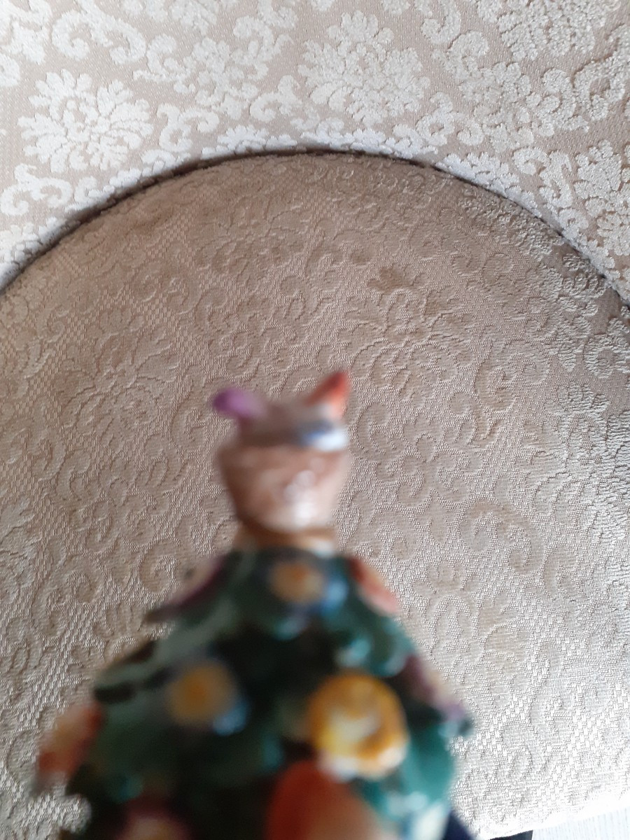 Small Perfume Bottle Decorated  With Flowers And  Figurines, Naples, End 19th Century -photo-1