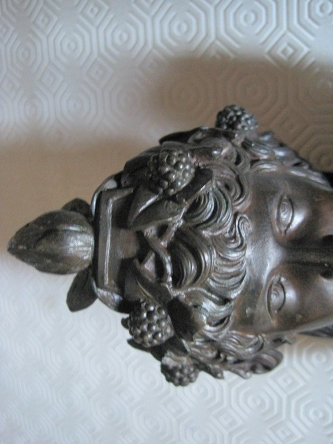 Statue en bronze de Antinous, Italie vers 1880-photo-2