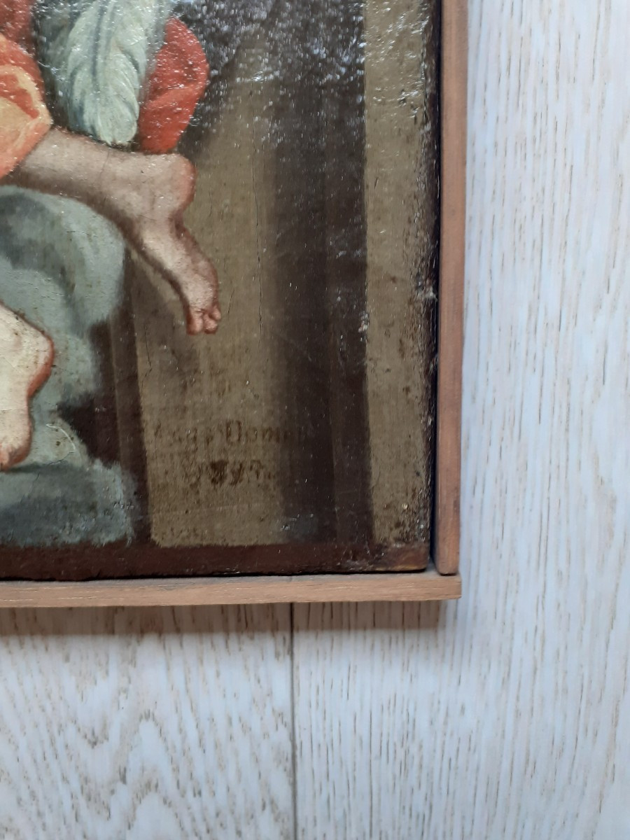 Oil On Canvas.  Saint Francis Of Paola, Italian School, XVIII Secolo-photo-4