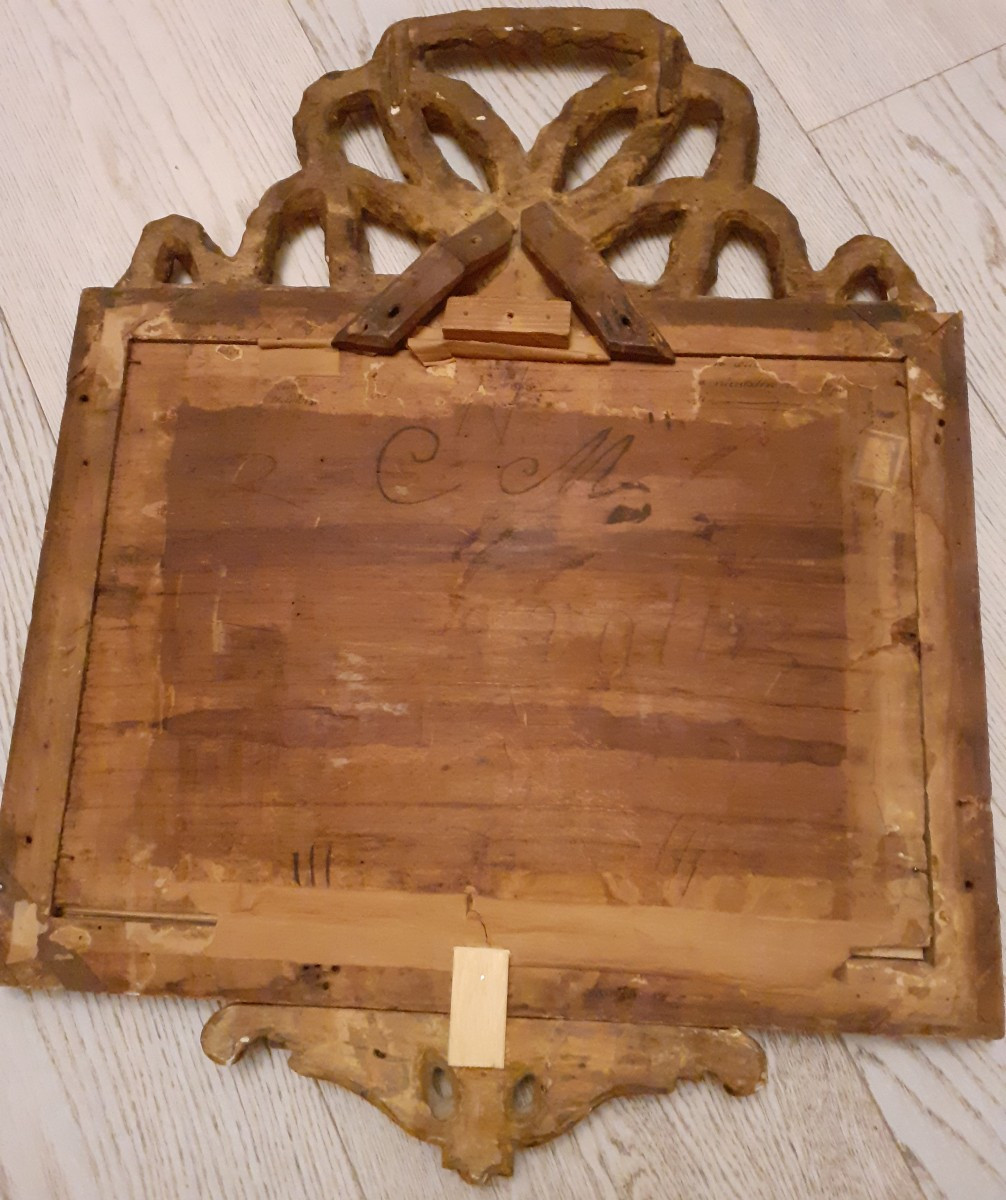 Paire de broderies au fils collées, Italie XVIII siècle-photo-5