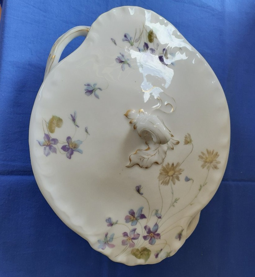 Legumiére en porcelaine, Russie XIXe siècle-photo-2
