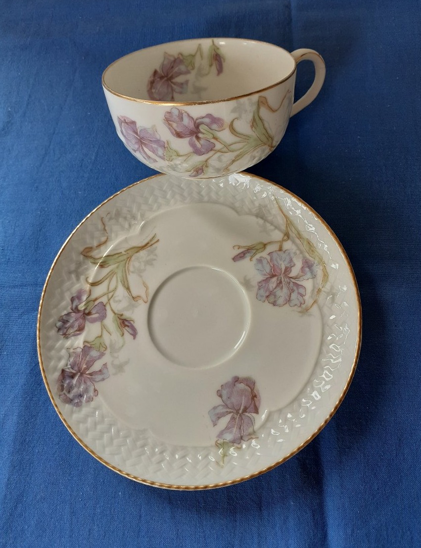 Porcelain Cup And Saucer, Russia, 19th Century