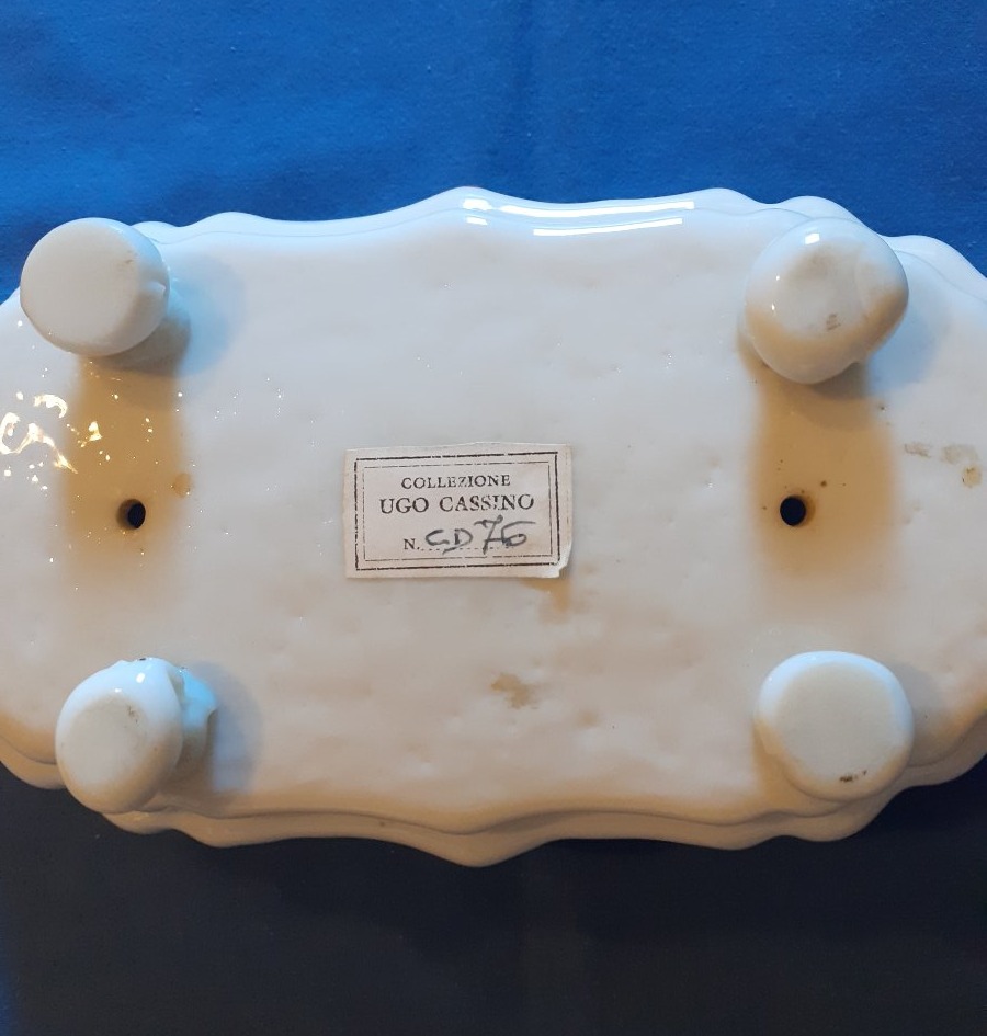 Cache-pot en verre opalin à décor floral, France XIXe siècle-photo-1