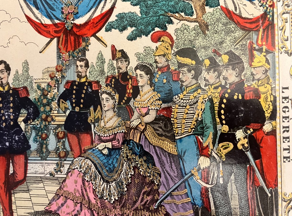 Rare “dance Brevet” Napoleon III, Virgin And Like New - Second Empire P. Didion Metz-photo-4