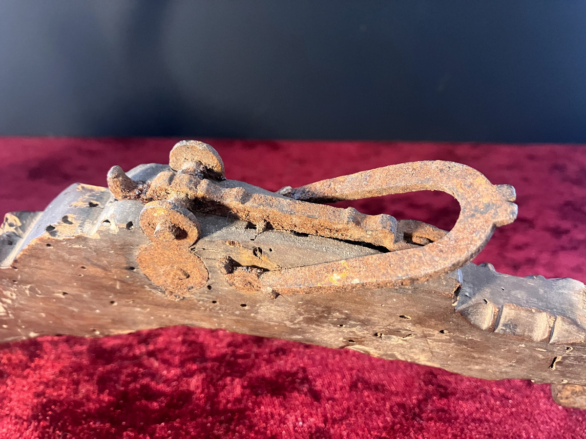 Arbalète à Jalet  XVI-XVIIe siècle - Bois et fer forgé - -photo-1