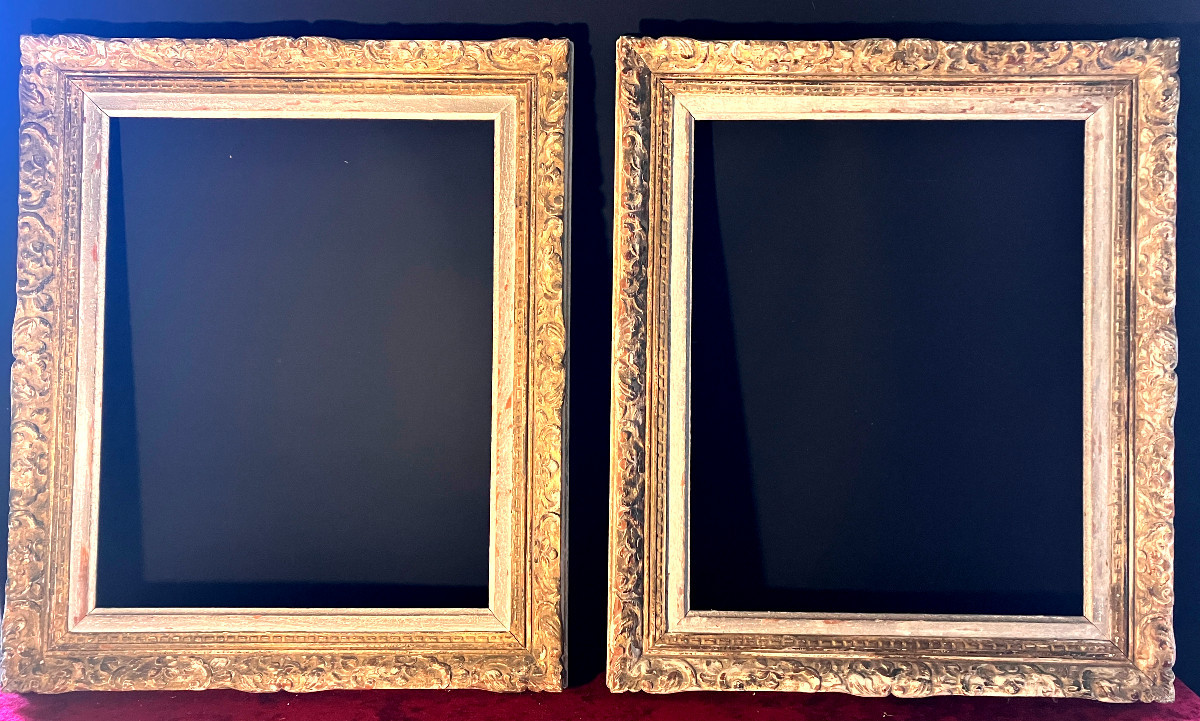 Paire de cadres Montaparnasse 55X65 cm - feuillure intérieure 40,2x50,6cm