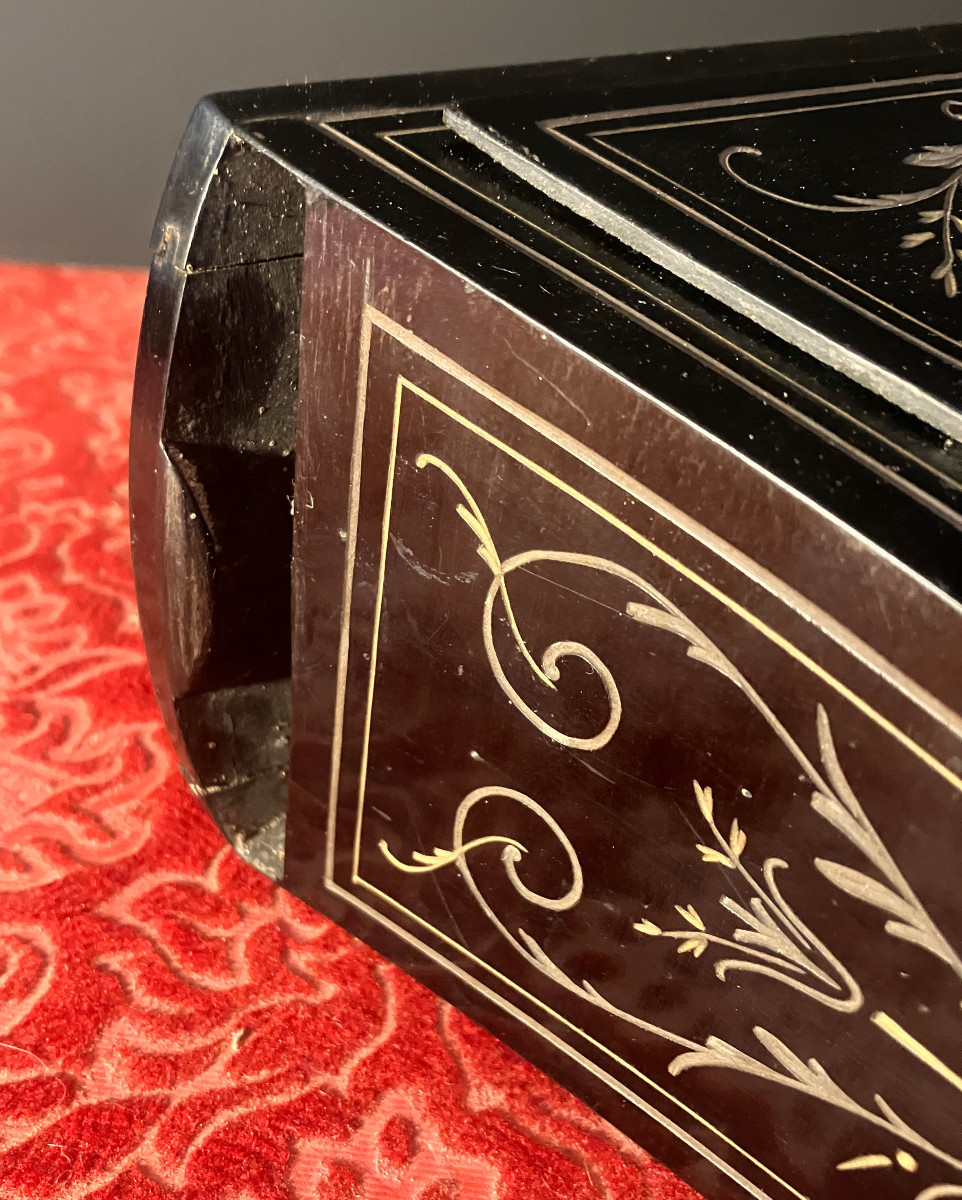 Visionneuse stéréoscopique - Brewster - Napoléon III - Bois noirci - Époque victorienne - c1860-photo-4