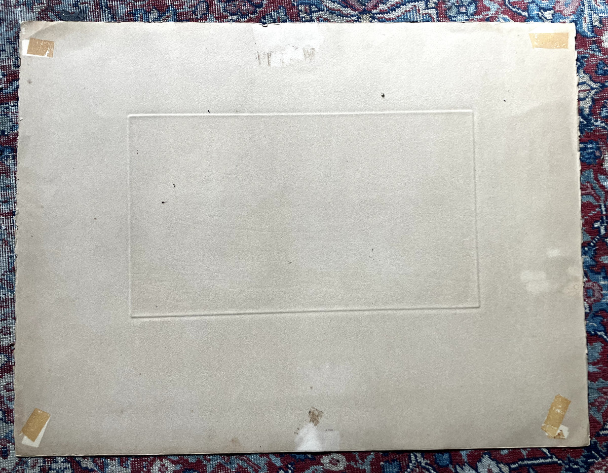 Aurèle Barraud 1903-1969 Large Etching -photo-4