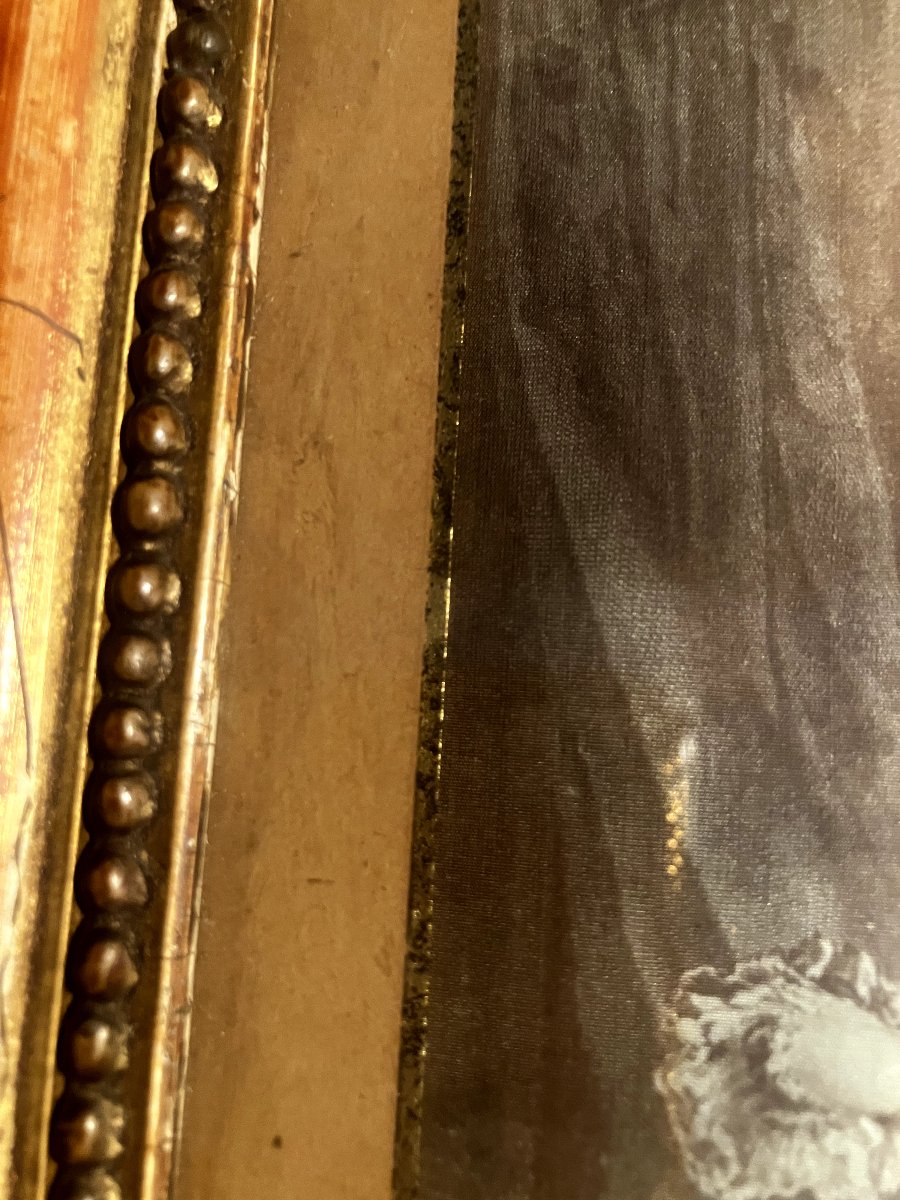 Estampe sur tissu fin XVIIIe début XIXe " Le chemin de la fortune " par Voyez et Baudoin-photo-4