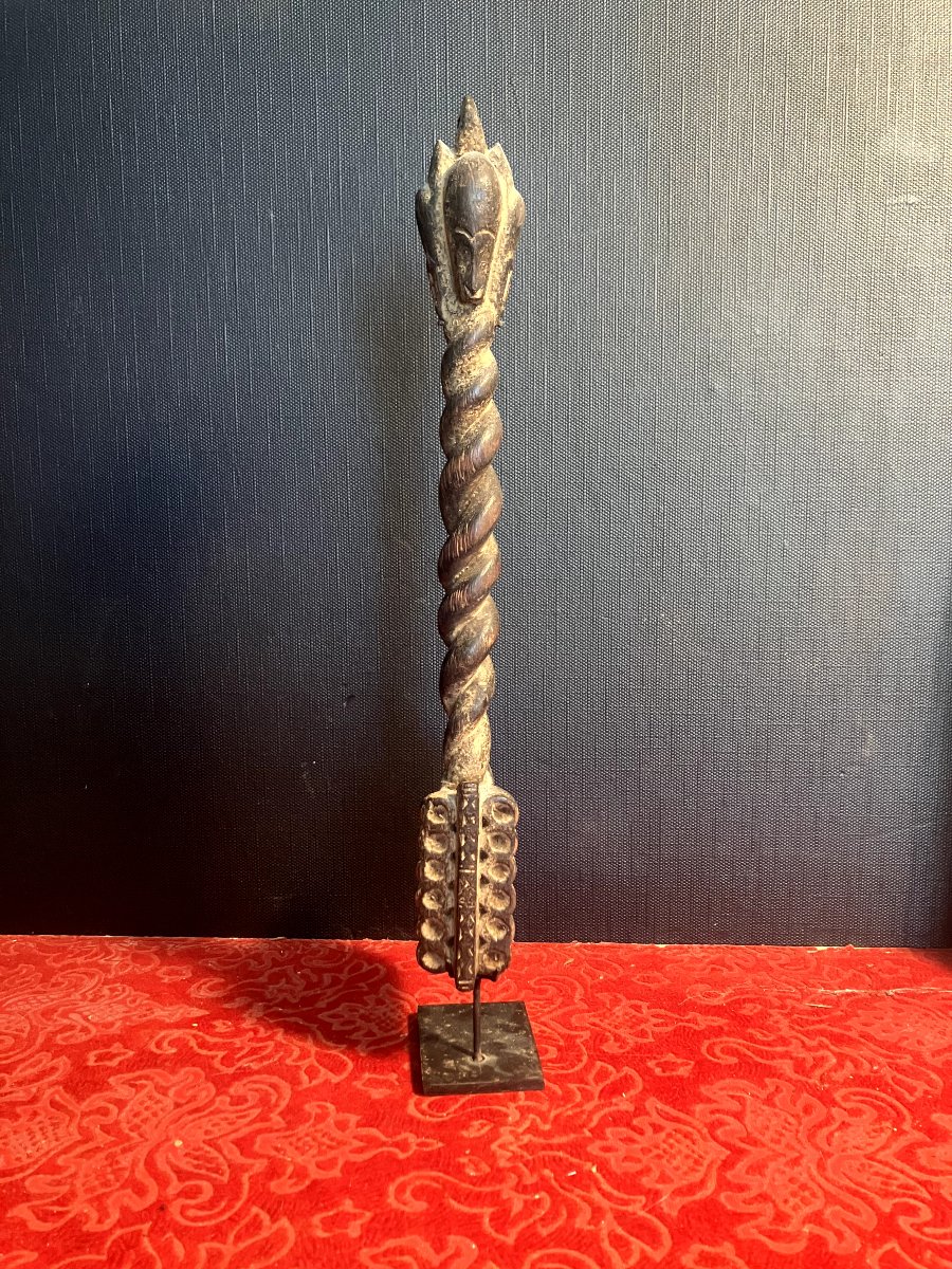 Baoulé Musical Percussion Hammer Or Gong (lawle). -photo-4