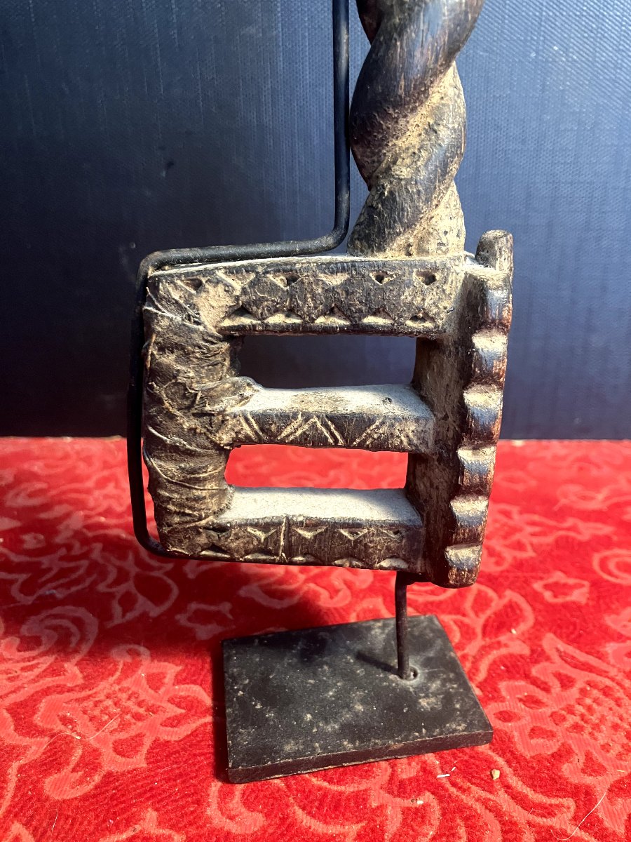 Baoulé Musical Percussion Hammer Or Gong (lawle). -photo-8