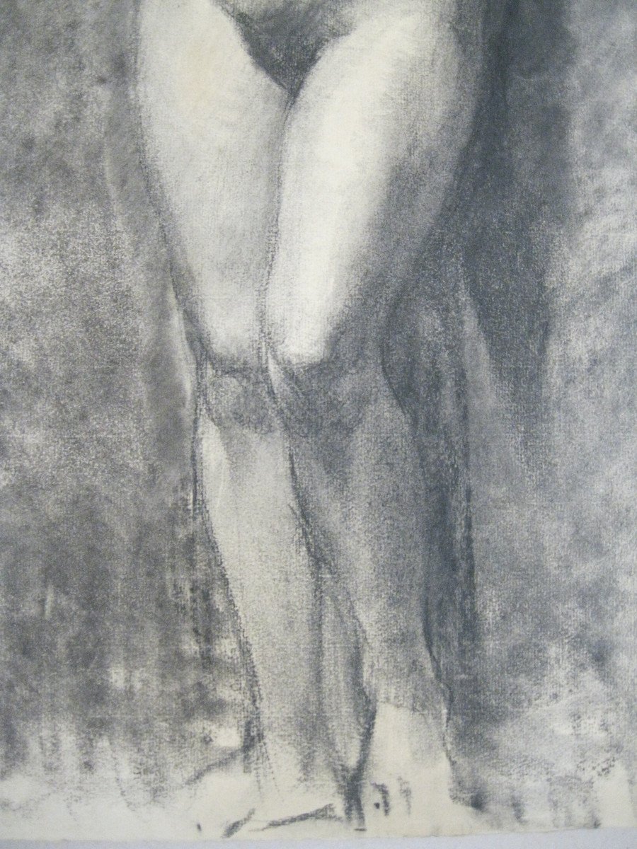 Grands Dessins - Études De Nus Féminin  - 1920-1940 - Art Déco - Double-face-photo-3