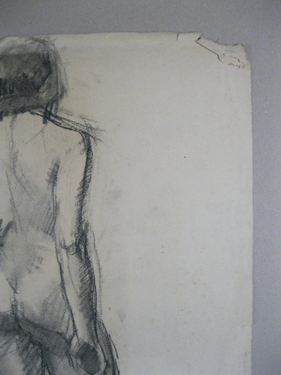 Grands Dessins - Études De Nus Féminin  - 1920-1940 - Art Déco - Double-face-photo-5