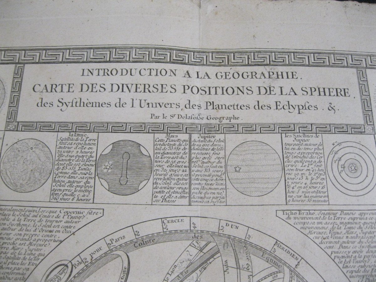 Introduction à La Géographie ... La Sphère & Globes - Delafosse 1791 - Gravure-photo-3