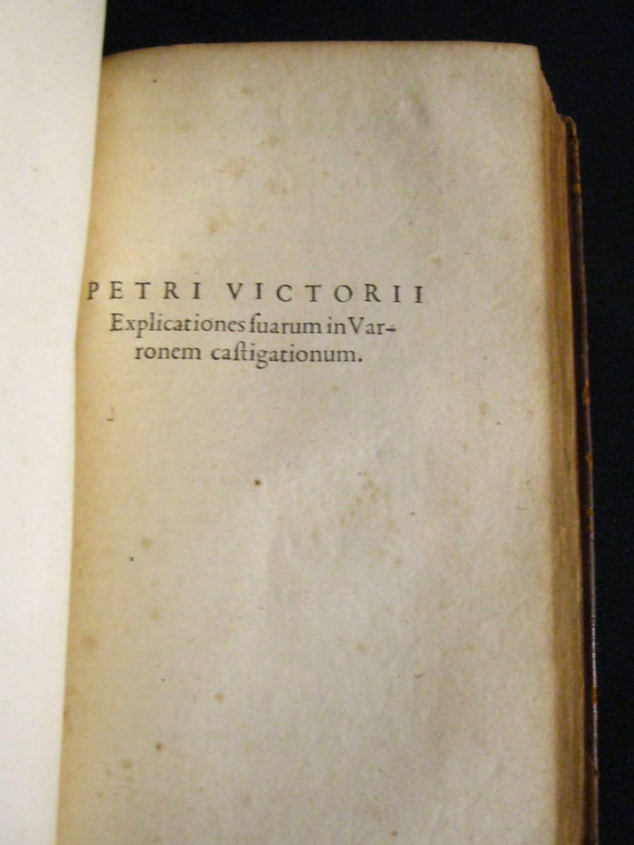 M. Terentii Varronis (Varron) Opera Quae Supersunt ... 1573 . Chez Henri Stephanus ( Estienne)-photo-3