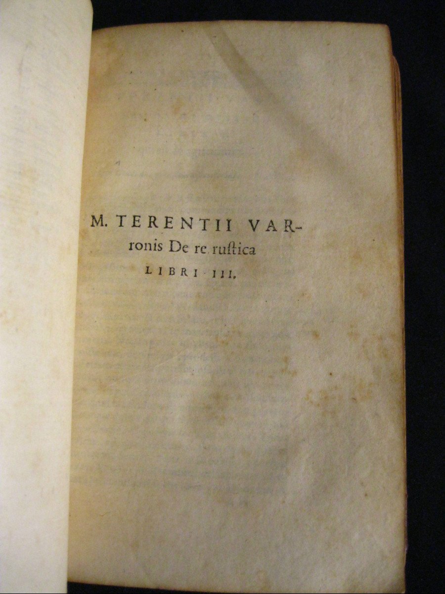 M. Terentii Varronis (Varron) Opera Quae Supersunt ... 1573 . Chez Henri Stephanus ( Estienne)-photo-5