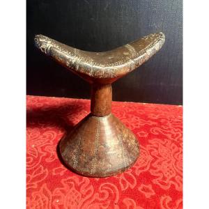 Carved Wooden Neck Rest Or Headrest. Ethiopia. Antique Patina.