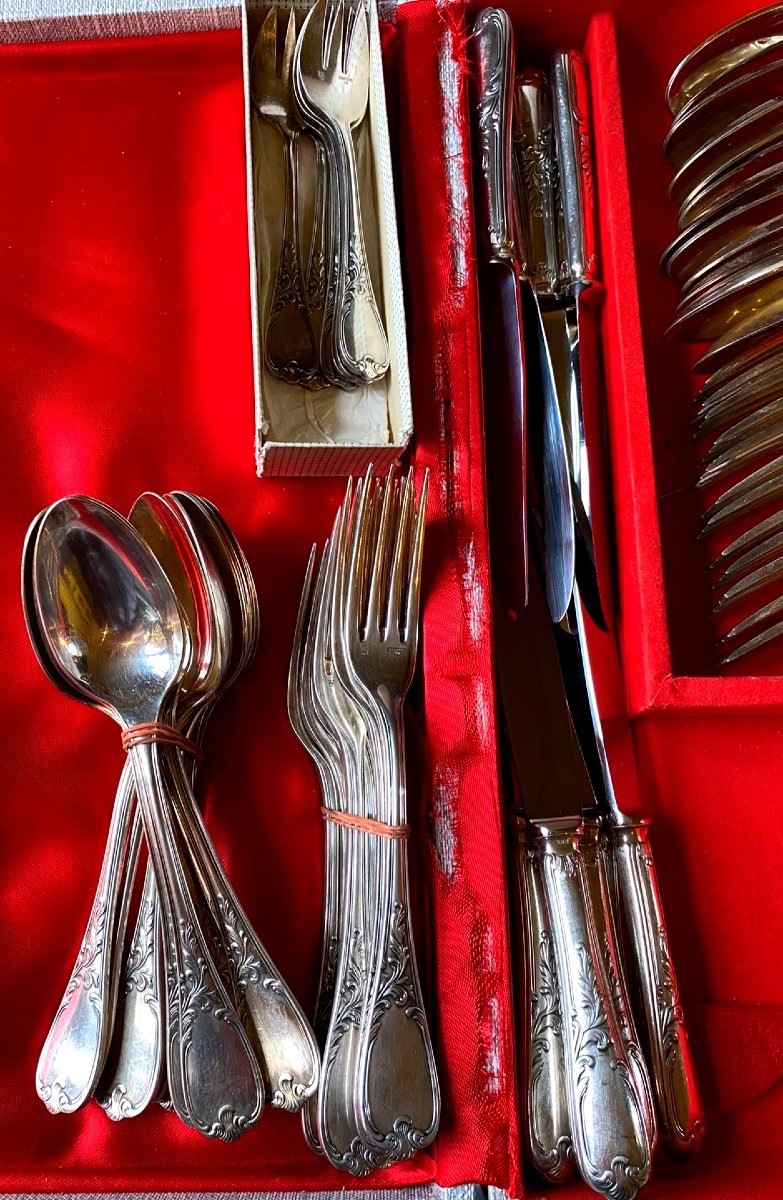 Ercuis Silver Metal Cutlery Set-photo-4