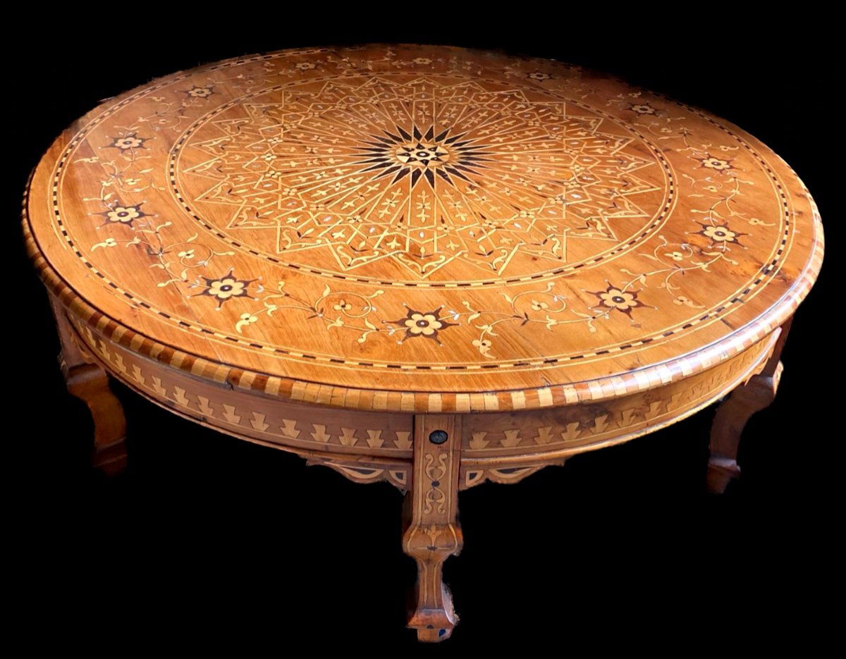 Table Basse en marqueterie 